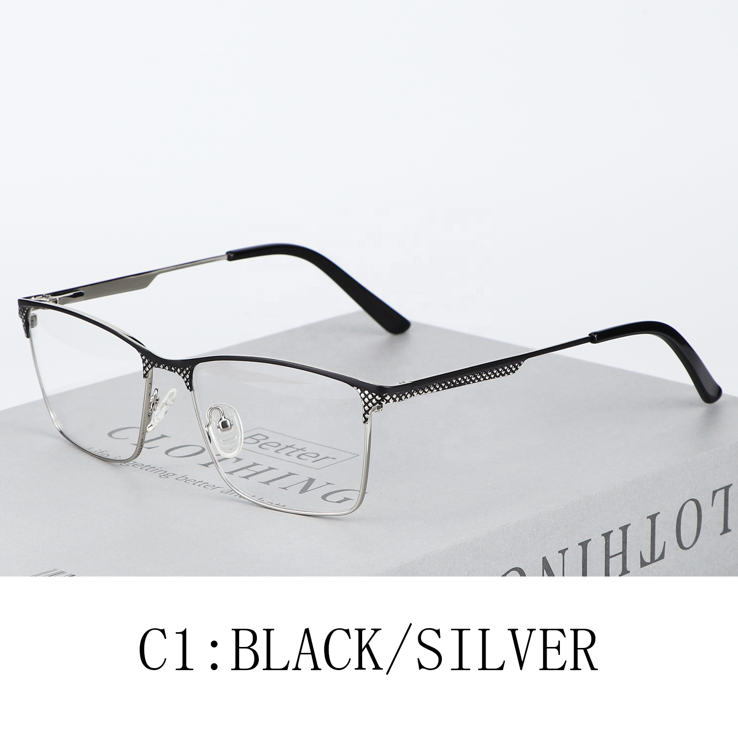 Men's New Optical Eyeglasses Full Frame Glasses Men Business Glasses Alloy Optical Frame