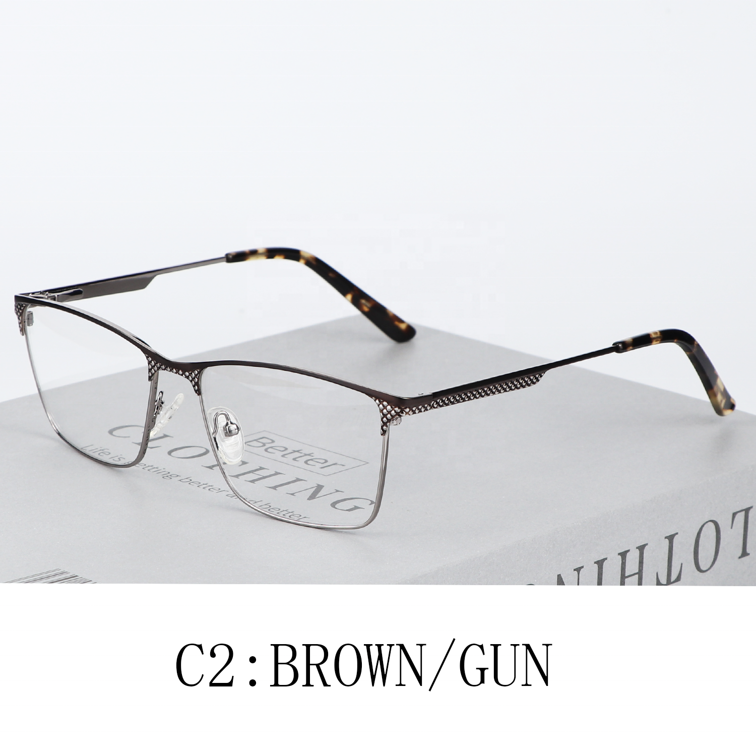 Men's New Optical Eyeglasses Full Frame Glasses Men Business Glasses Alloy Optical Frame