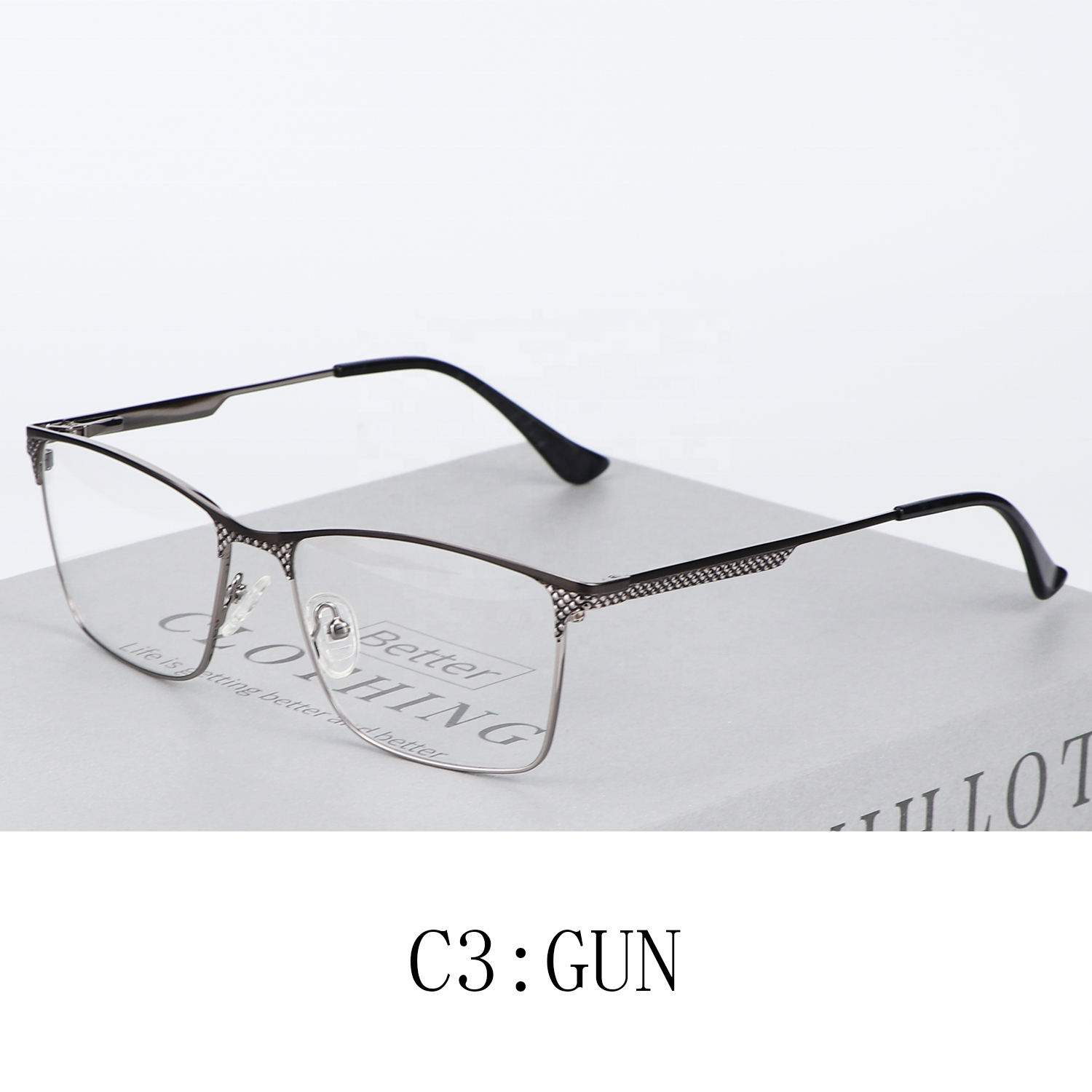 Men's New Optical Eyeglasses Full Frame Glasses Men Business Glasses Alloy Optical Frame