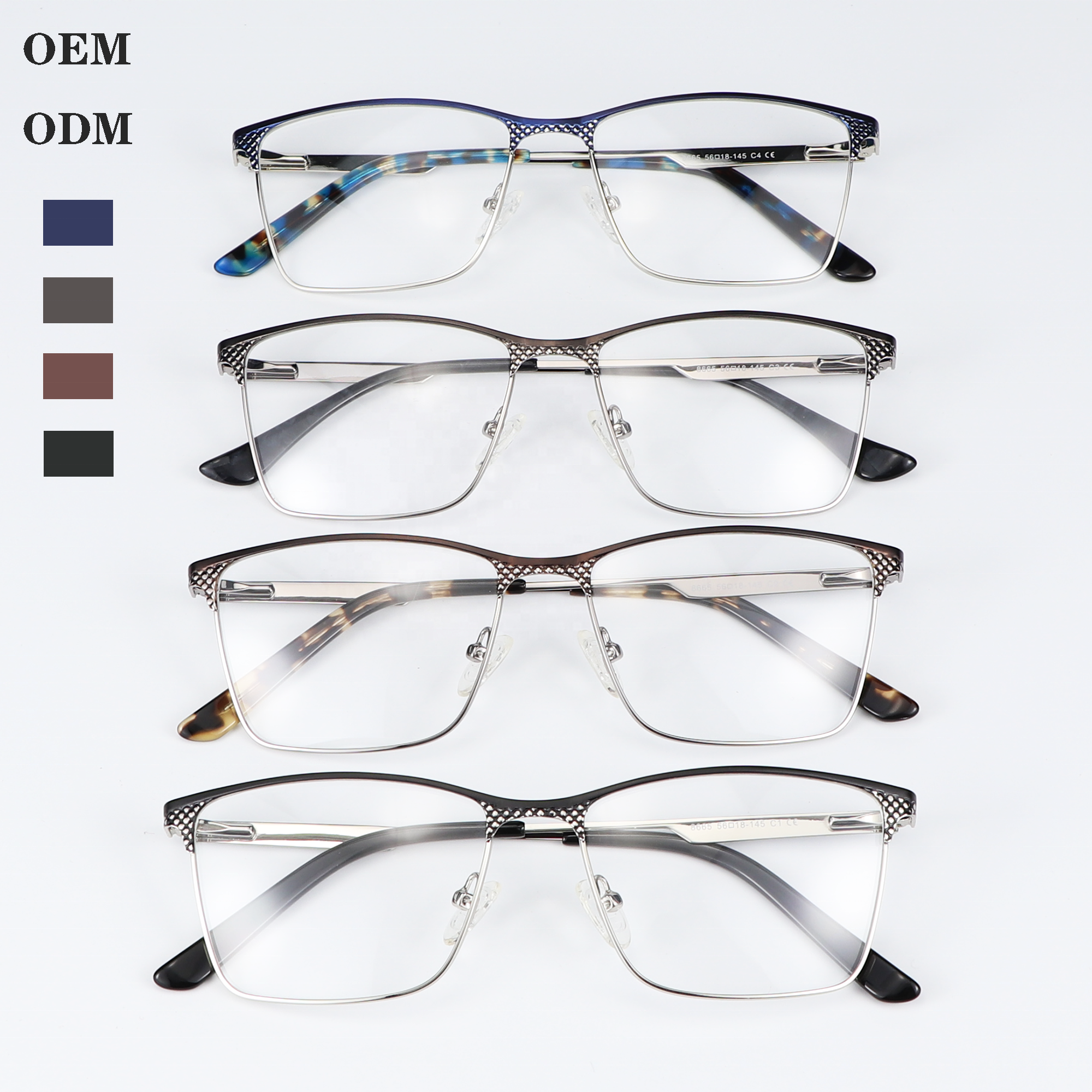 Men's New Optical Eyeglasses Full Frame Glasses Men Business Glasses Alloy Optical Frame