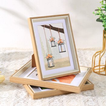 minimalist photo frame desktop stand with printed photos decoration for living room and bedroom tabletop photo album frame