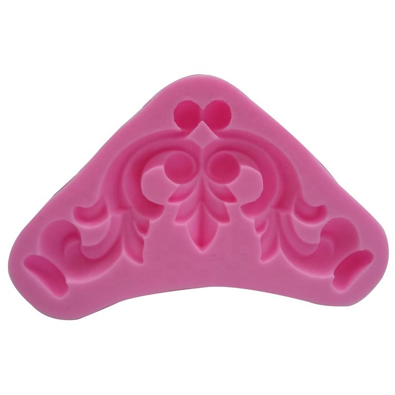 European lace 3D frame Shape Cake Decorating Tools Fondant Silicone Mold
