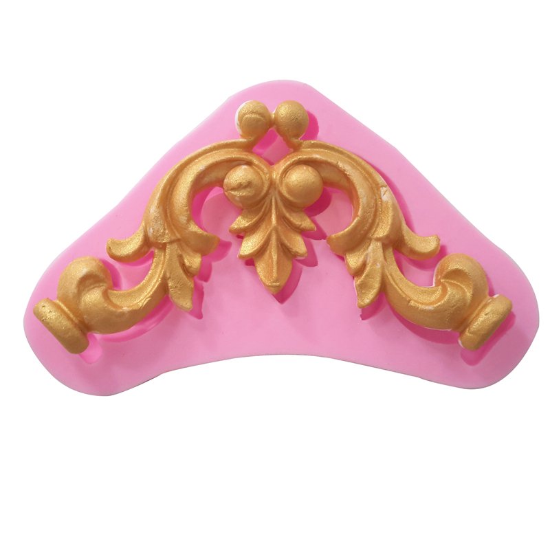 European lace 3D frame Shape Cake Decorating Tools Fondant Silicone Mold