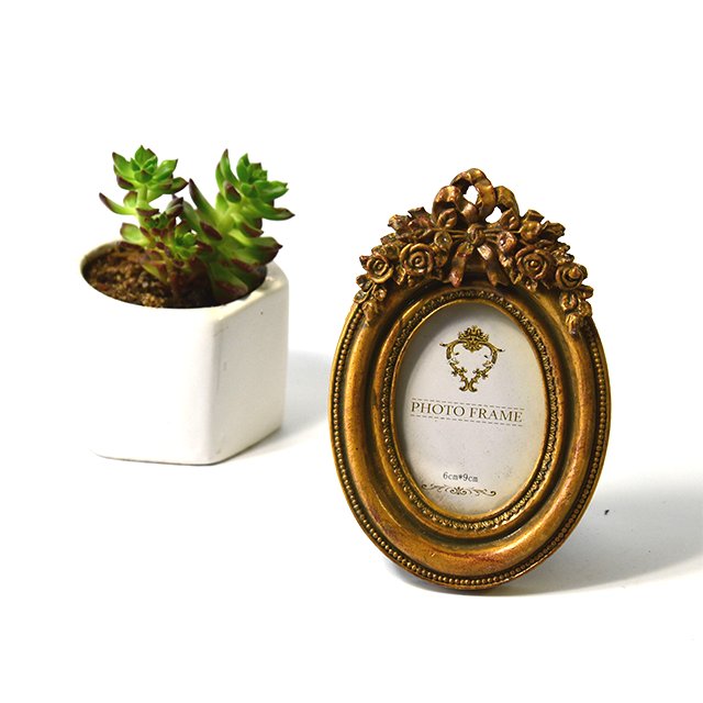 Wholesales Moulding Oval Vintage 3D Wedding Photo Resin Frame