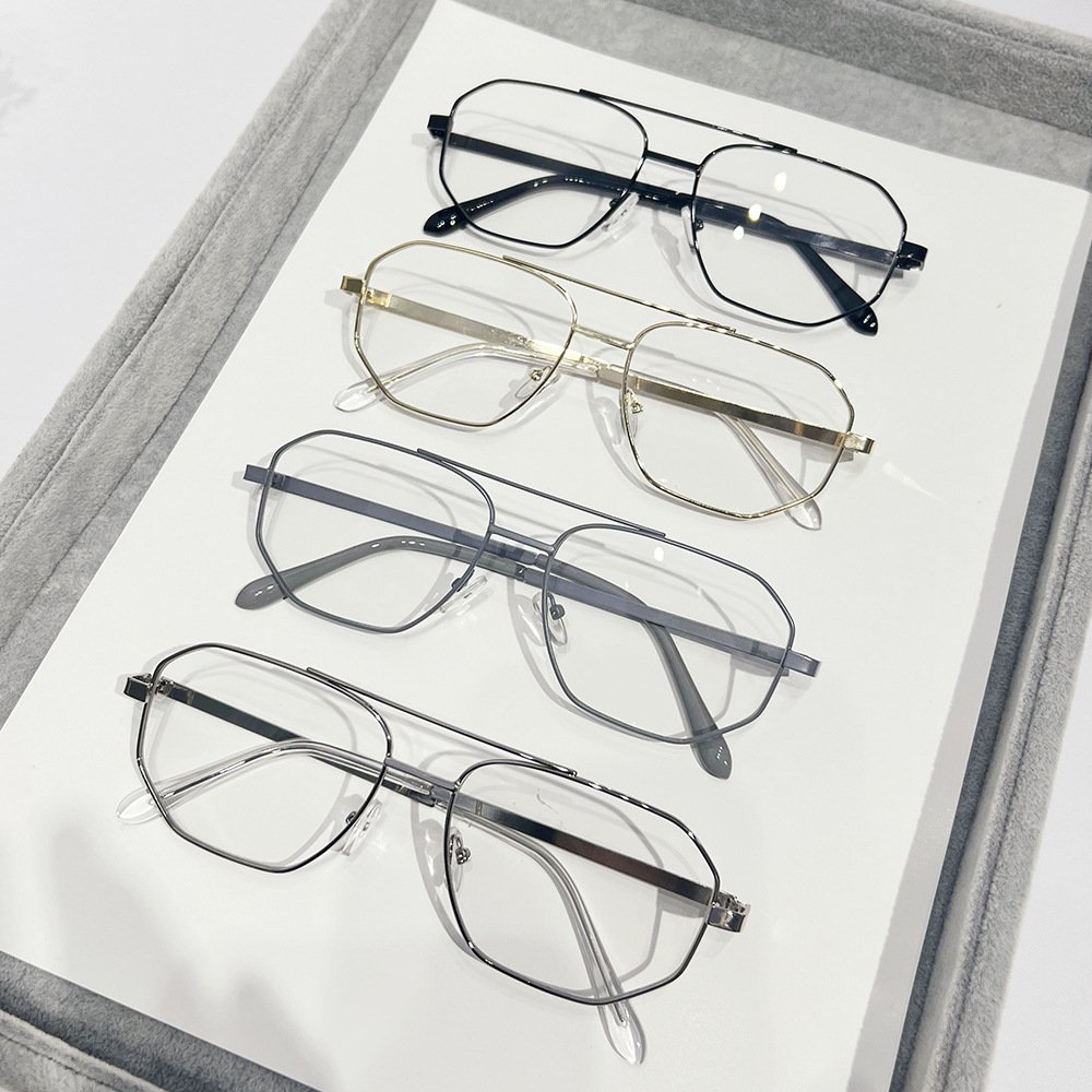 2024 Women Clip On Polarized Sunglasses Retro Square Metal Optical Frame With Magnetic UV400 Sunglasses Eyewear
