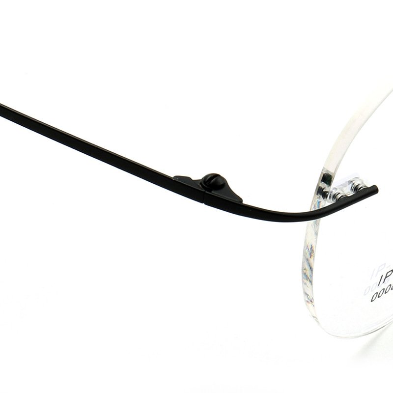 Wholesale Cheap Glasses Frames Memory Metal Titanium Rimless glasses Optical Frames Men Women Thin Lightweight Flexible 6038