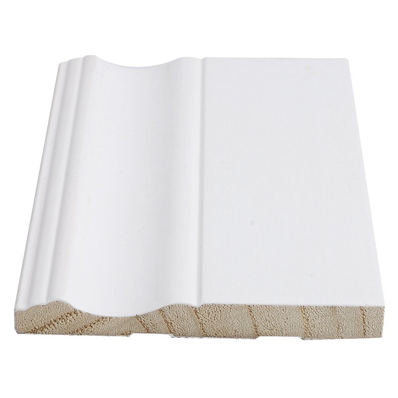 High quality baseboard molding white solid wood paint frame mouldings mdf pine wood crown moulding lvl wood skirting moulding