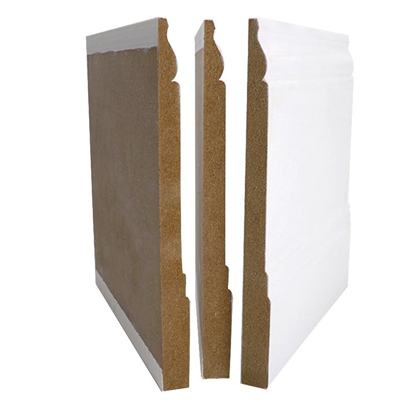 High quality baseboard molding white solid wood paint frame mouldings mdf pine wood crown moulding lvl wood skirting moulding