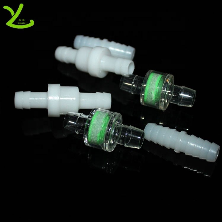 Medical grade pp parts custom durable plastic valve anti drip plastic check valve non return valve plastic for fuel gas liquid