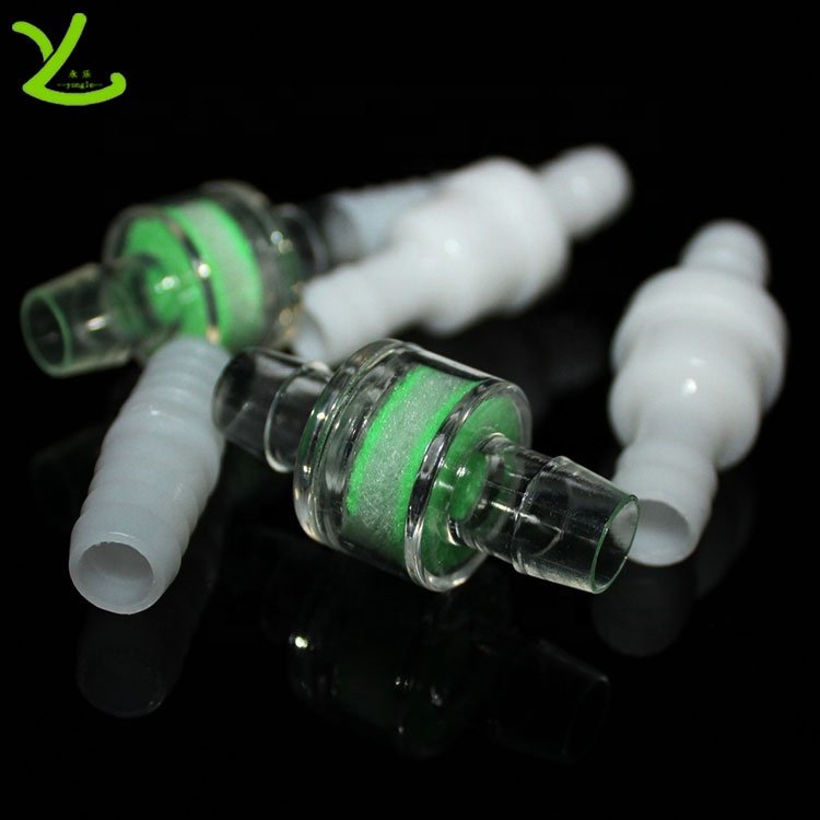 Medical grade pp parts custom durable plastic valve anti drip plastic check valve non return valve plastic for fuel gas liquid