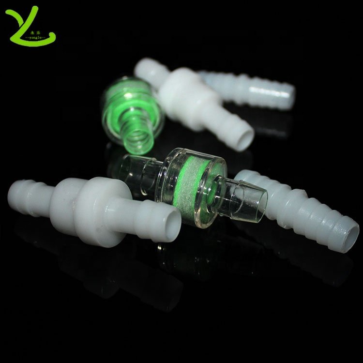 Medical grade pp parts custom durable plastic valve anti drip plastic check valve non return valve plastic for fuel gas liquid