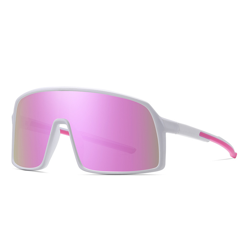 sunglasses 2024 cycling one-piece large frame outdoor running skiing tr90 men polarized custom logo sports glasses sunglasses