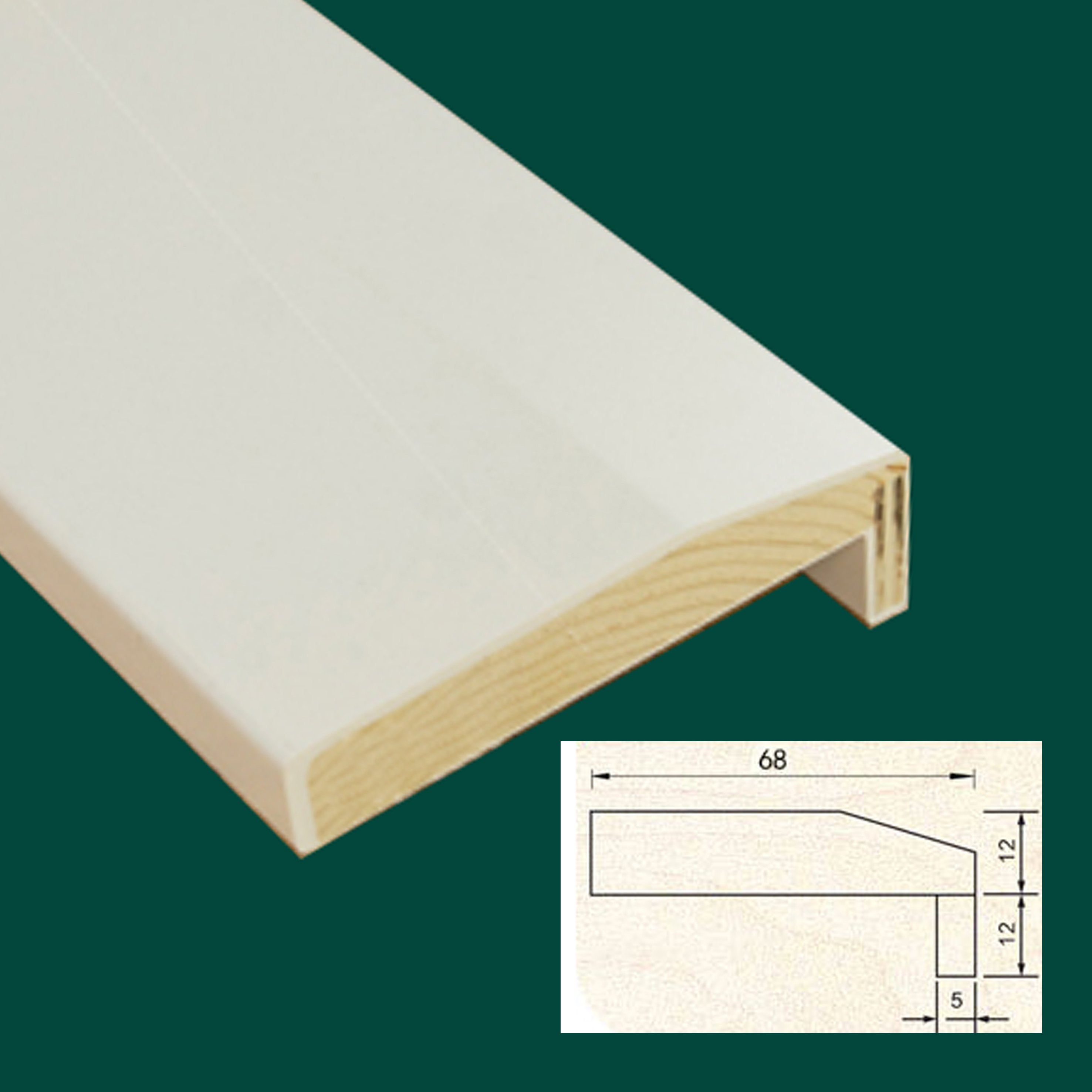 Customized Interior Door Frame Moulding Wooden White Primed Door Jambs