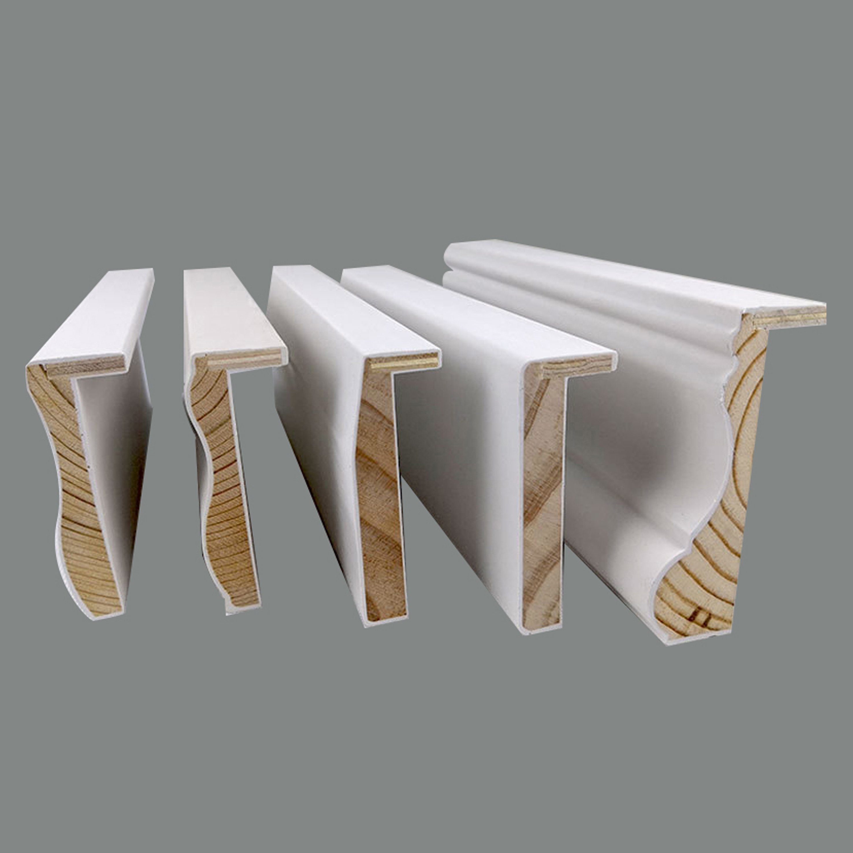 Customized Interior Door Frame Moulding Wooden White Primed Door Jambs