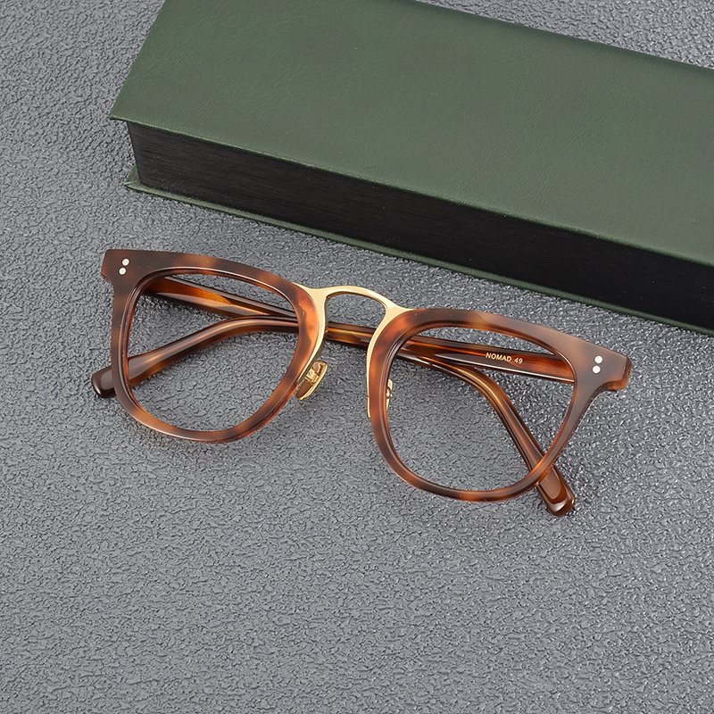 Japan's 100% handmade pure acetate titanium acetate optical luxury top-level glasses frame