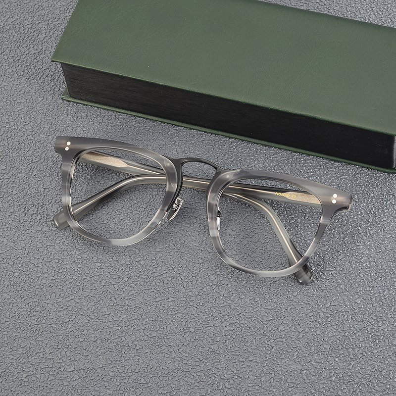 Japan's 100% handmade pure acetate titanium acetate optical luxury top-level glasses frame