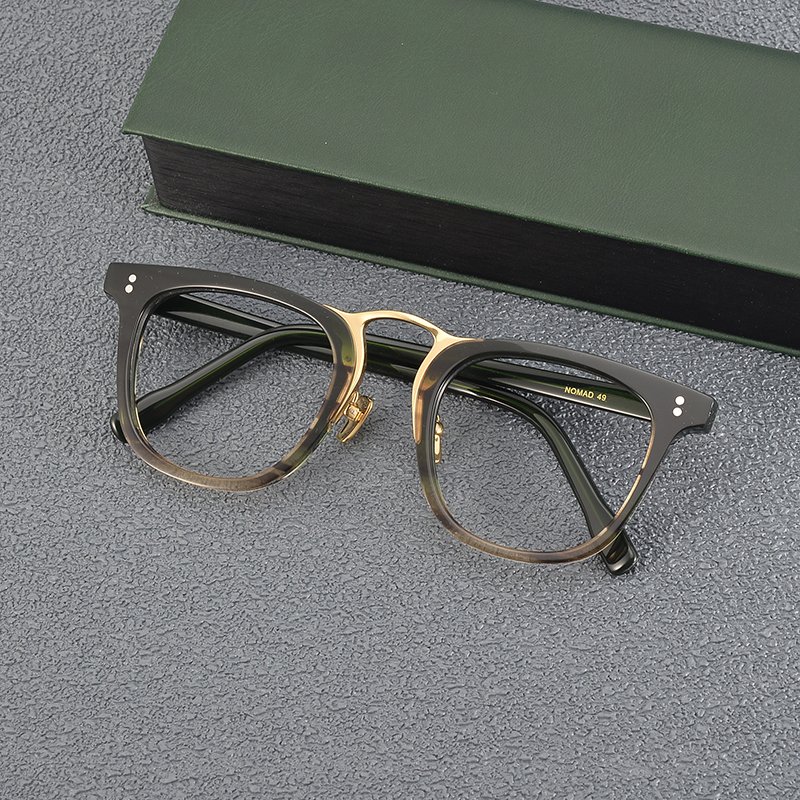 Japan's 100% handmade pure acetate titanium acetate optical luxury top-level glasses frame