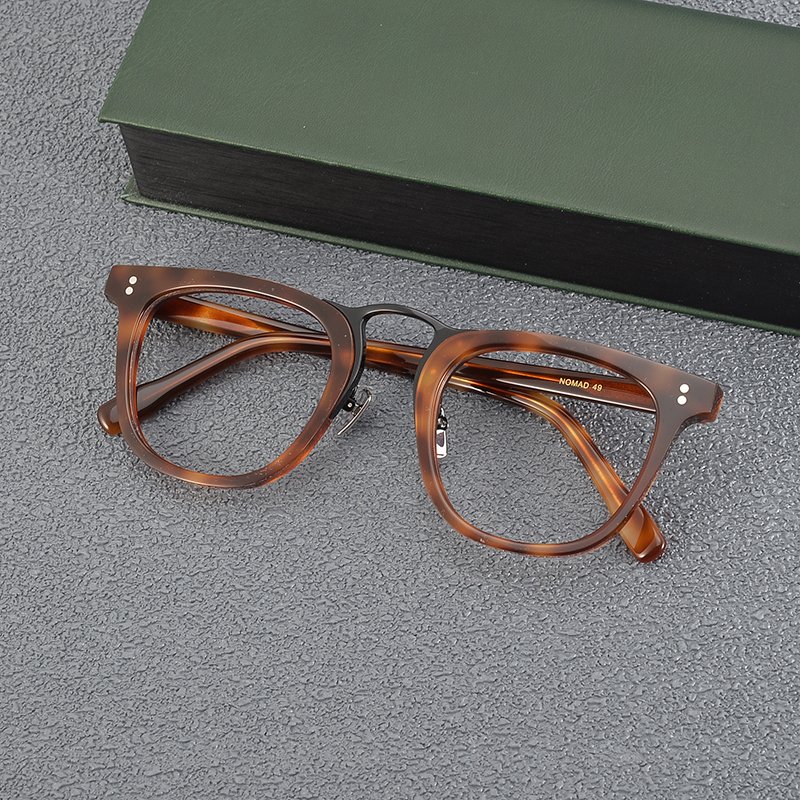 Japan's 100% handmade pure acetate titanium acetate optical luxury top-level glasses frame