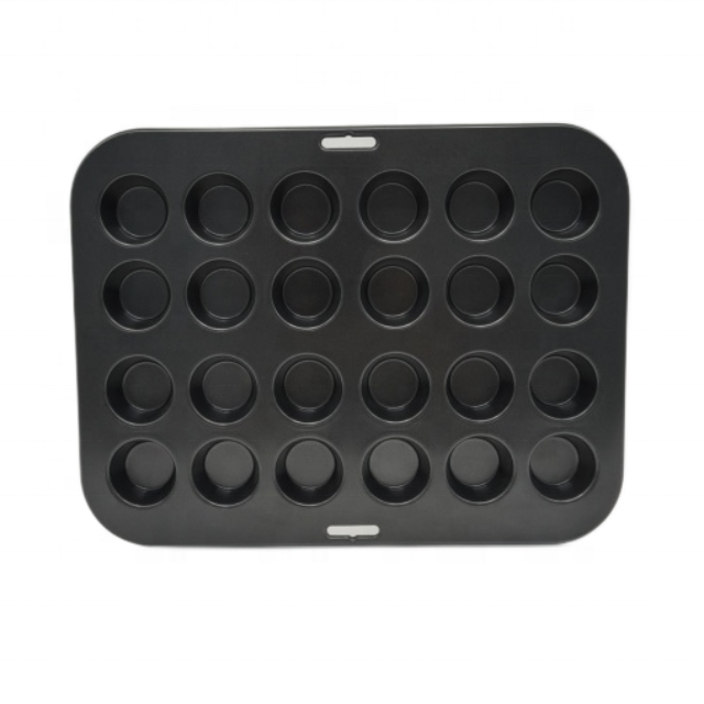 OEM 24 Cup Mini Muffin Pan Durable Non-stick coating Good Release Baking Pan mould, Cake accessories and Dessert tools