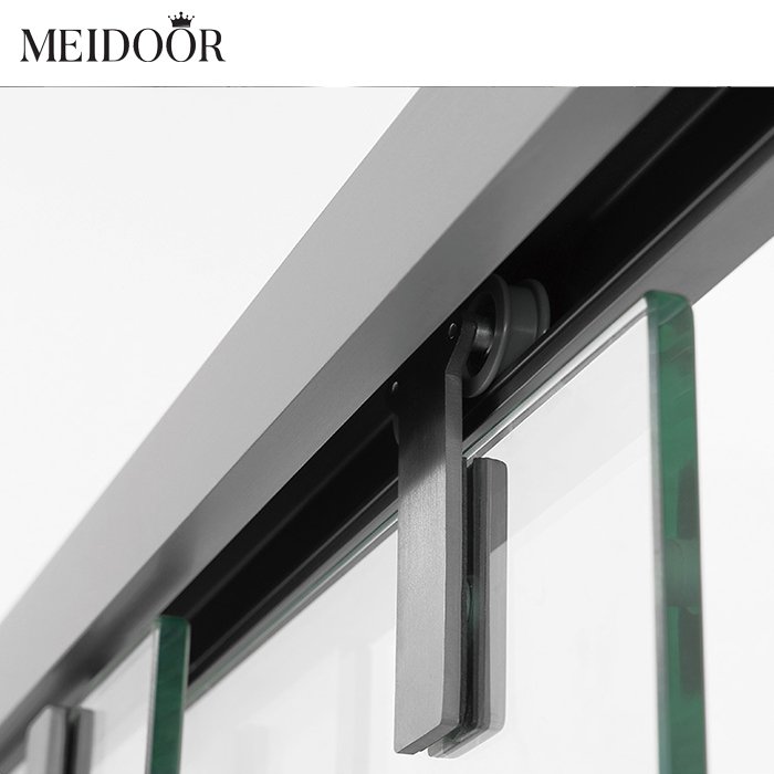 Door Hardware Part Frame Glass Shower Glass Shower Cabin with One Sliding Door Tempered Bathroom Black Waterproof Modern 5 Years