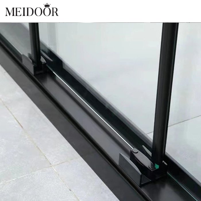 Door Hardware Part Frame Glass Shower Glass Shower Cabin with One Sliding Door Tempered Bathroom Black Waterproof Modern 5 Years