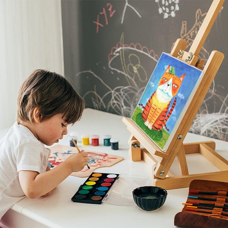 2024 new Factory good quality wall art deco wood painting blank canvas panel with custom floating floater canvas wooden frame