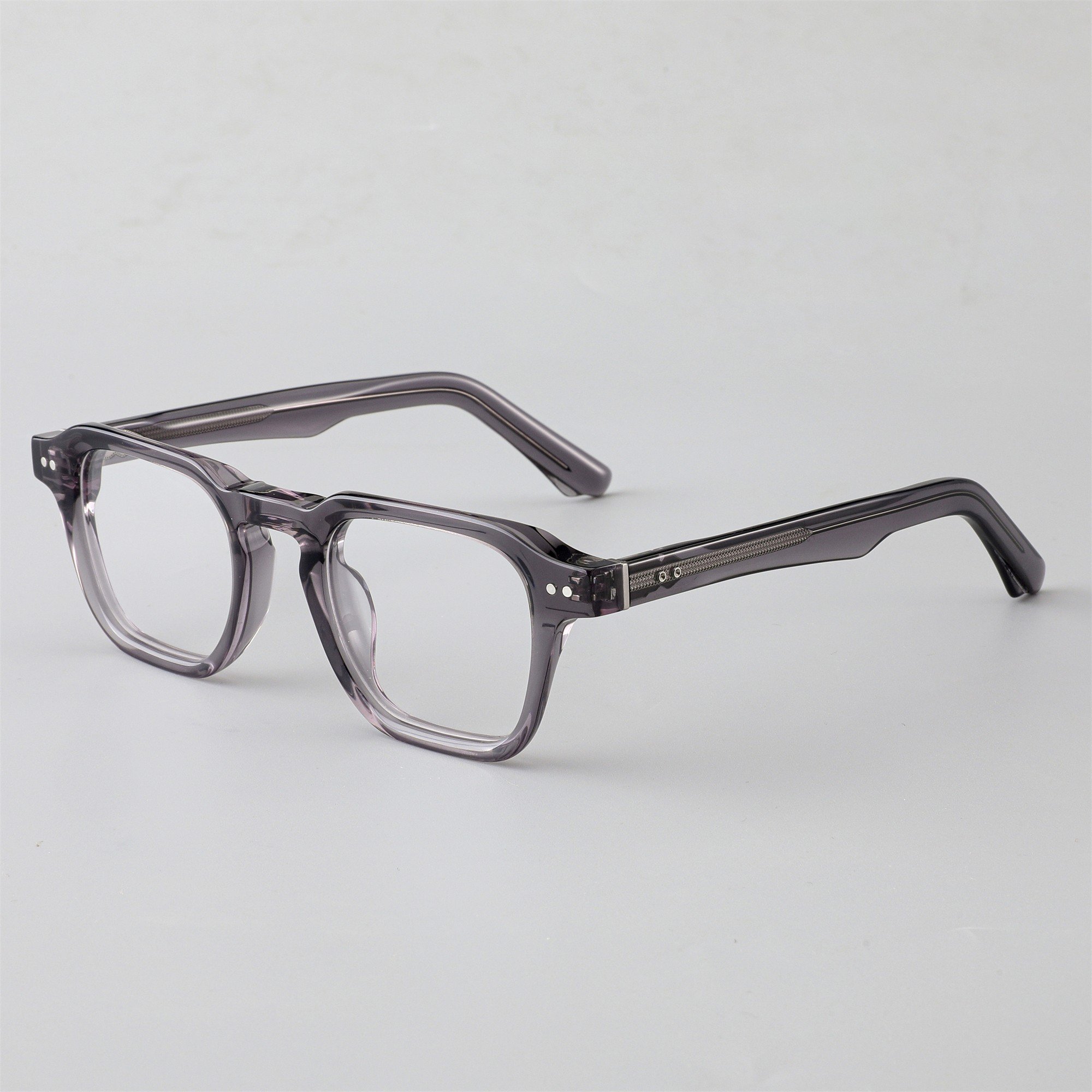 FW 3303 High Quality Custom Logo Retro Fashion Square Men Glasses Acetate Optical Eyewear Eyeglasses Frames Women