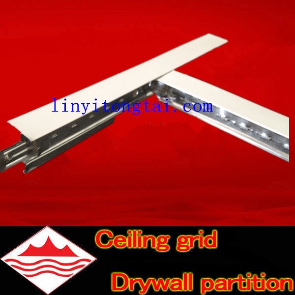gypsum board steel frame/galvanized steel frame/ t-bars steel frame