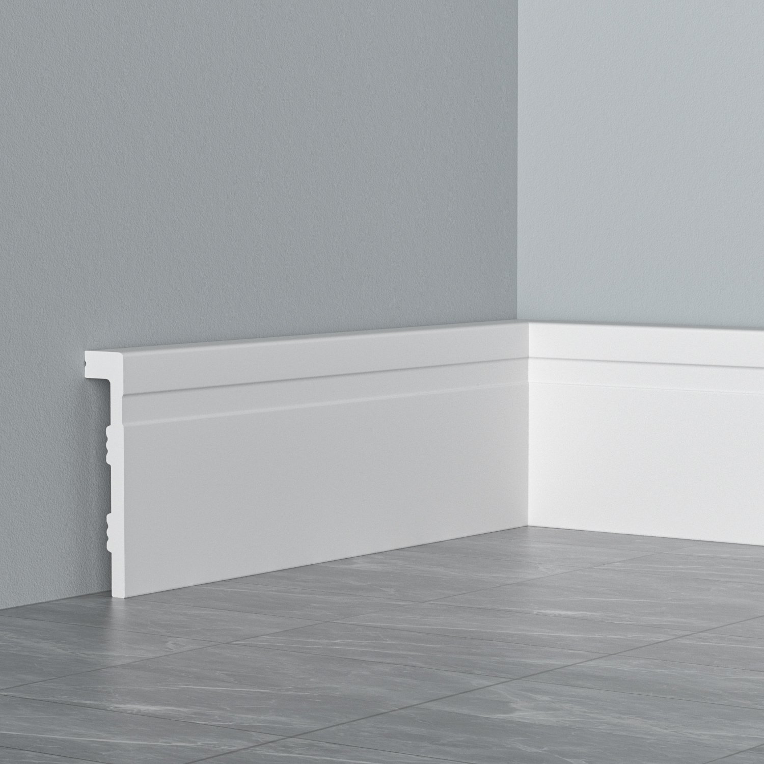 Amer OEM Factory mdf-skirting mobile home masked floor led laminate skirting grey boards