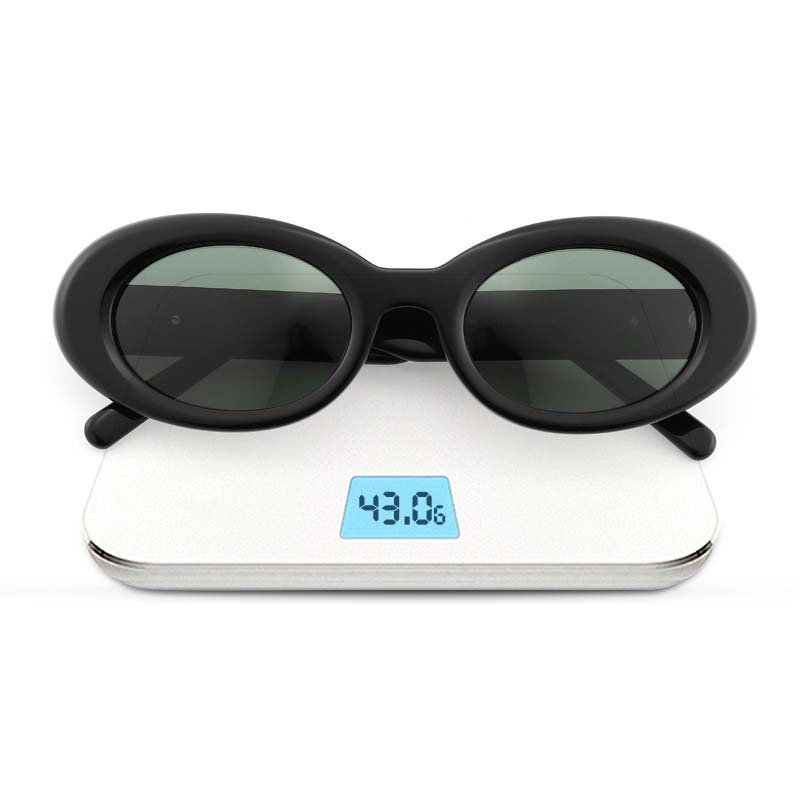 Custom Logo Thick Oversized Round Women Frames Eyewear Designer TAC Polarized Vintage Fashion Luxury Acetate Sunglasses