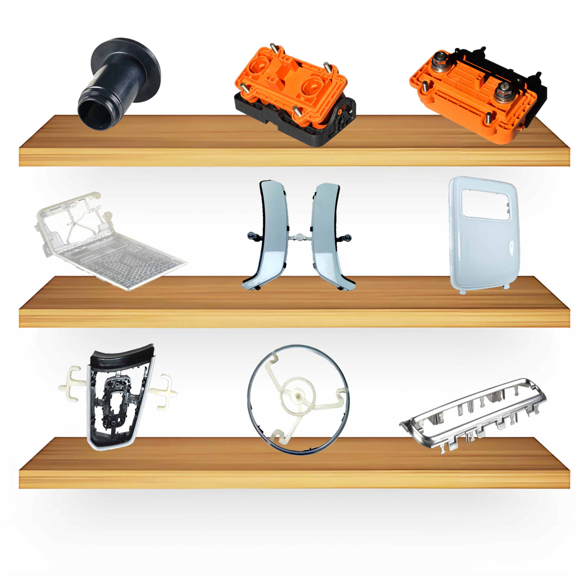 auto spare parts mold bracket frame mould car body shell mold 3d car mold automatic plastic injection moulding