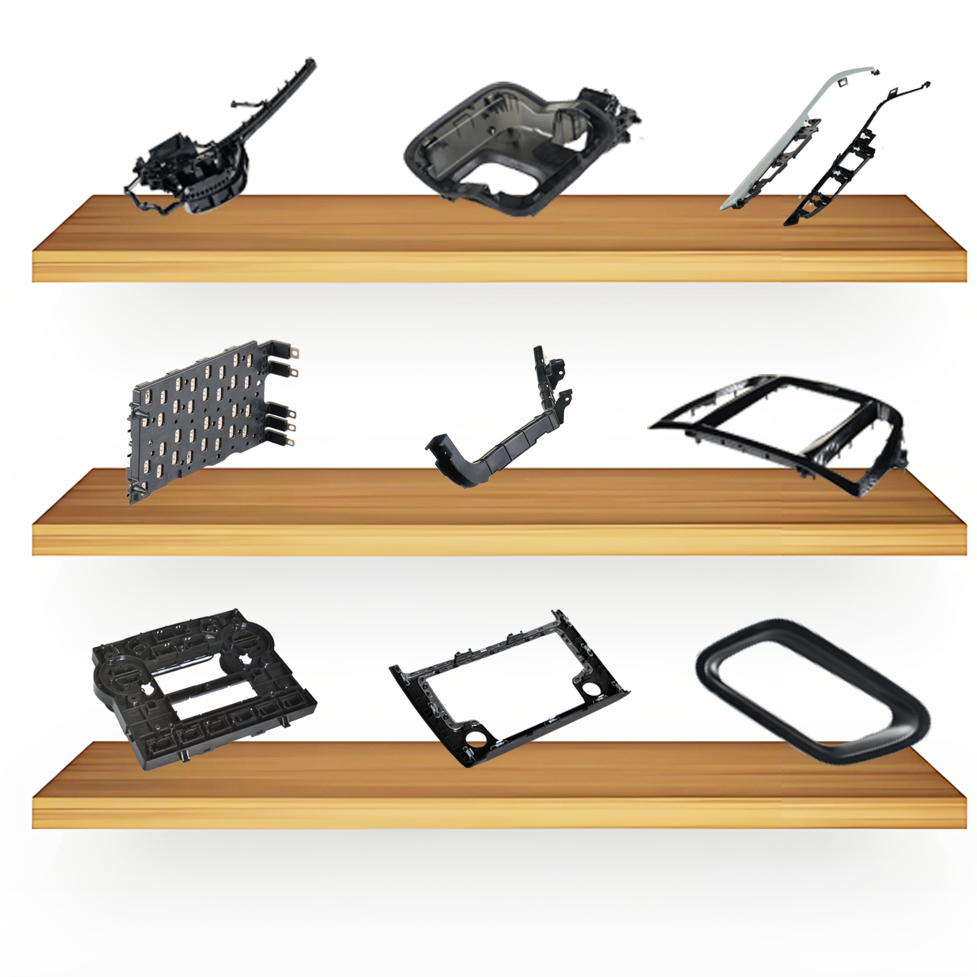 auto spare parts mold bracket frame mould car body shell mold 3d car mold automatic plastic injection moulding