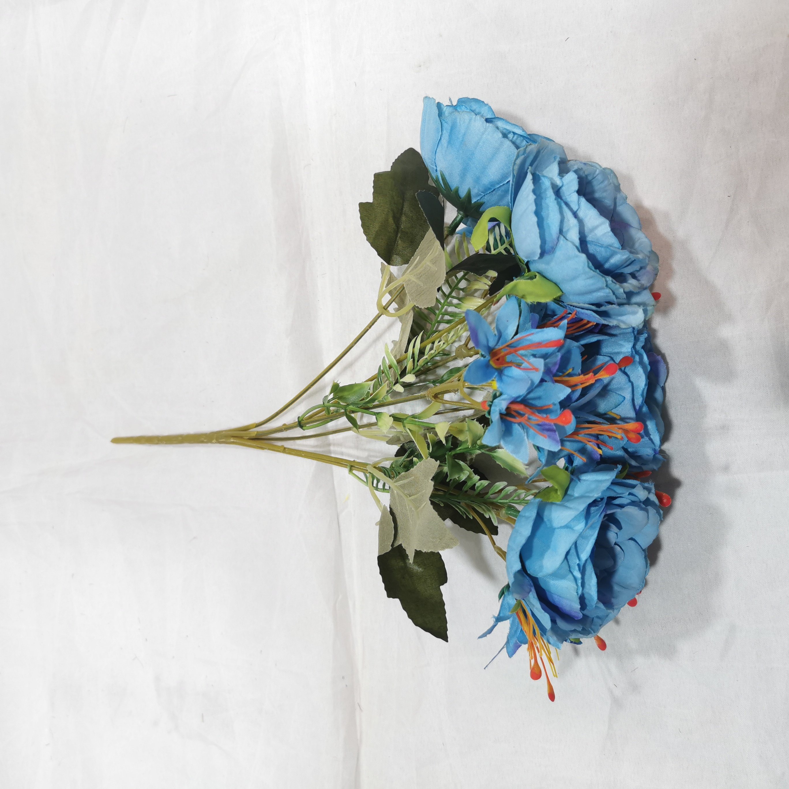 QIDA CJ23134 7 head silk flowers preserved flowers plants for Home Wedding Decorative Flowers Hot Sale 23239