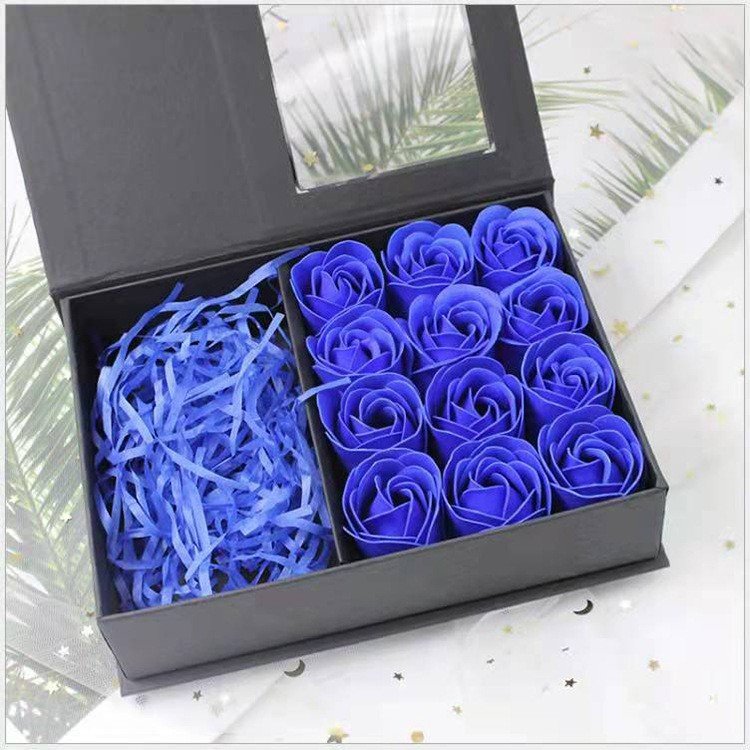 DREA Eternal Preserved Rose Soap Flower jewelry gift box and tote bag for Wife Mother Present