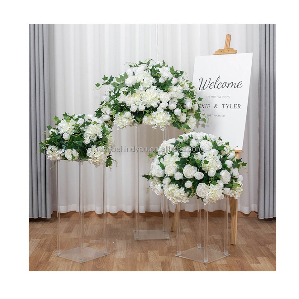 Wedding Simulation Flower Ball Handmade Artificial Flowers Decor Ball Centerpiece For Wedding Table