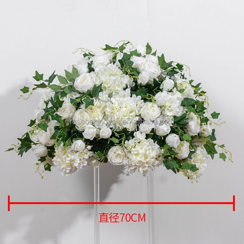 Wedding Simulation Flower Ball Handmade Artificial Flowers Decor Ball Centerpiece For Wedding Table