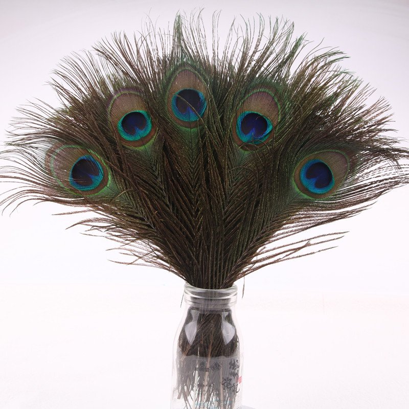 40-45 cm stage clothing accessories decorative flower handmade DIY materials peacock feathers
