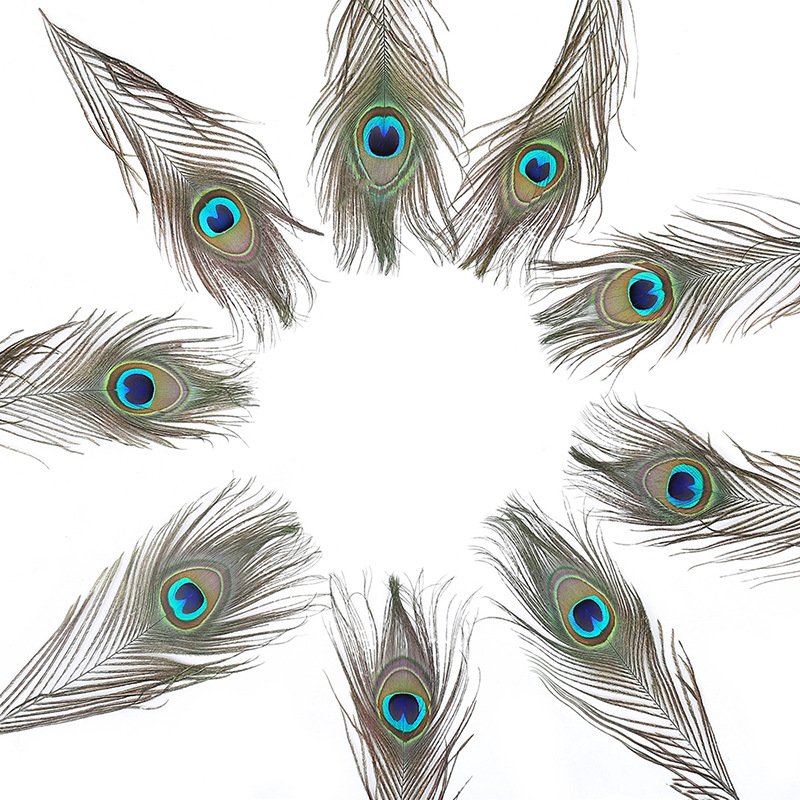 40-45 cm stage clothing accessories decorative flower handmade DIY materials peacock feathers