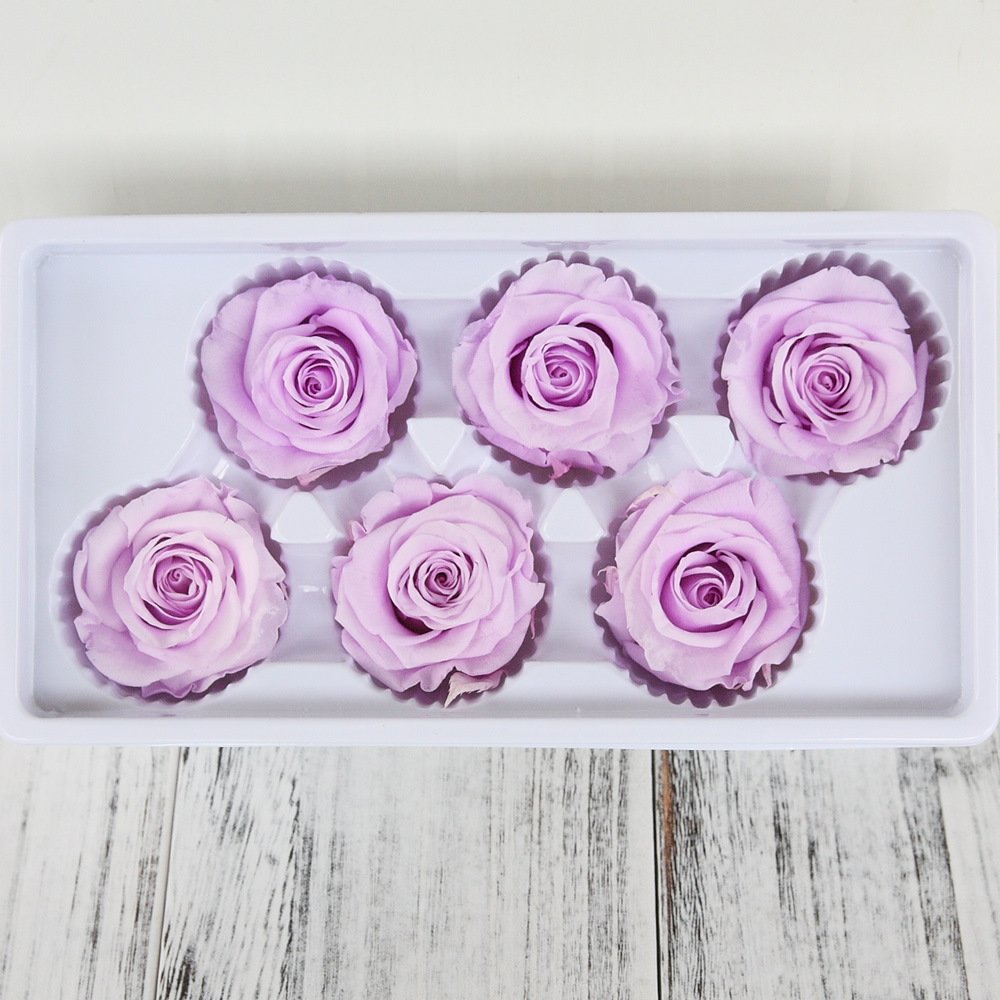 Wholesale high quality 5-6cm Beautiful Rose Heads preserve big roses Preserved Flowers