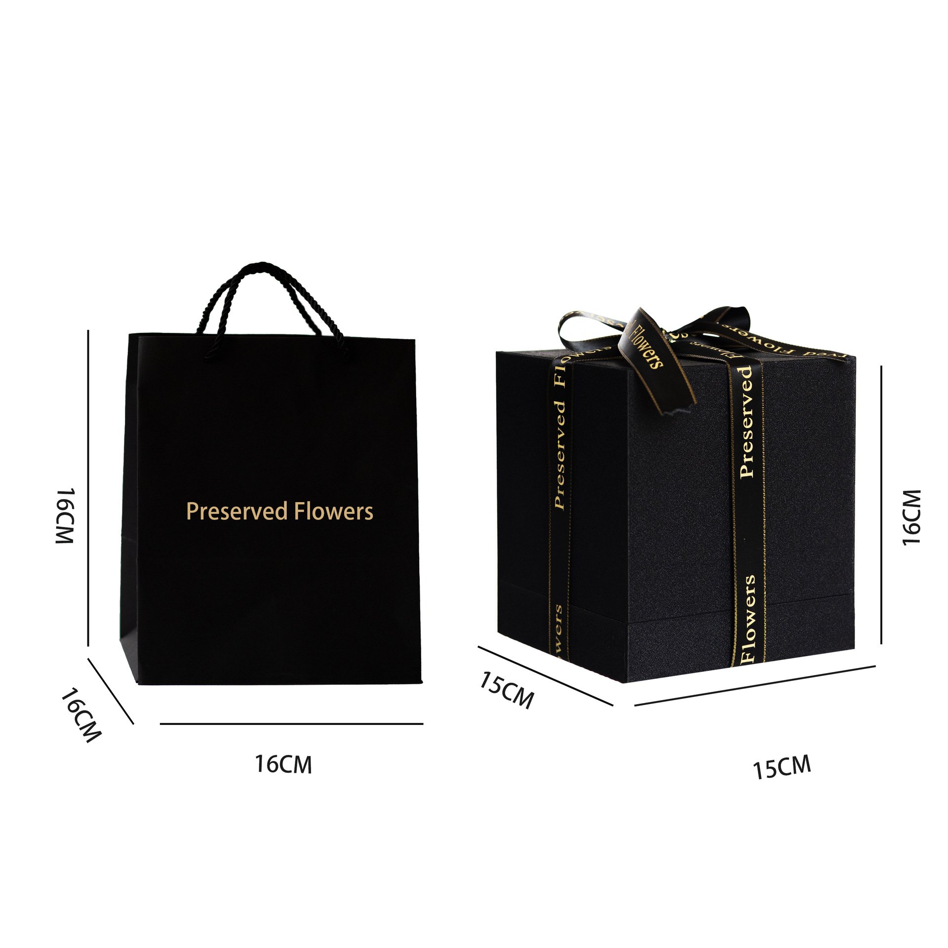 Exquisite Box Packing LED Atmosphere Light Preserved Rose Carnation Flowers Valentine's Day Turely Surprised Gifts for Mom