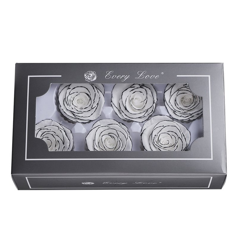 Eco-Friendly Bulk Decorative Flowers Silver Eternal Forever Gold Preserved Rose for Sale