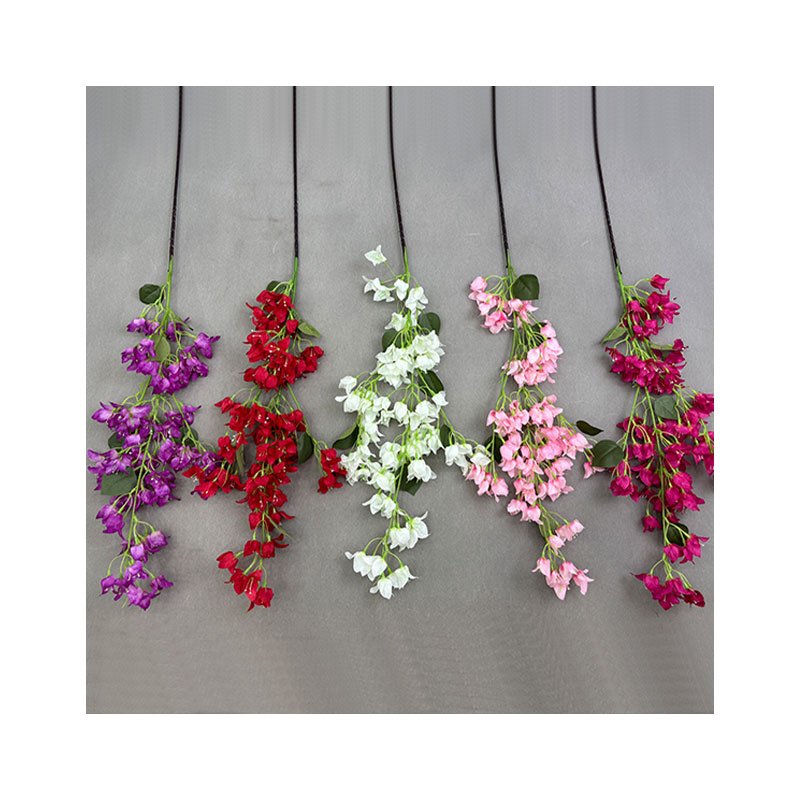 High Quality Artificial Silk Pink Bougainvillea Branches Flower For Home Wedding Decoration