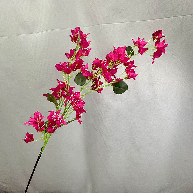High Quality Artificial Silk Pink Bougainvillea Branches Flower For Home Wedding Decoration
