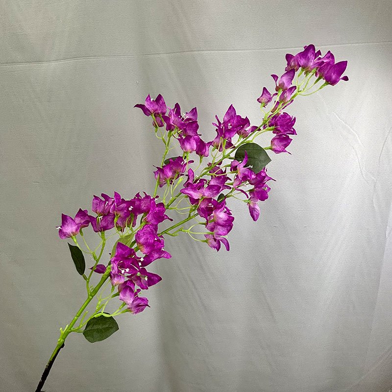 High Quality Artificial Silk Pink Bougainvillea Branches Flower For Home Wedding Decoration