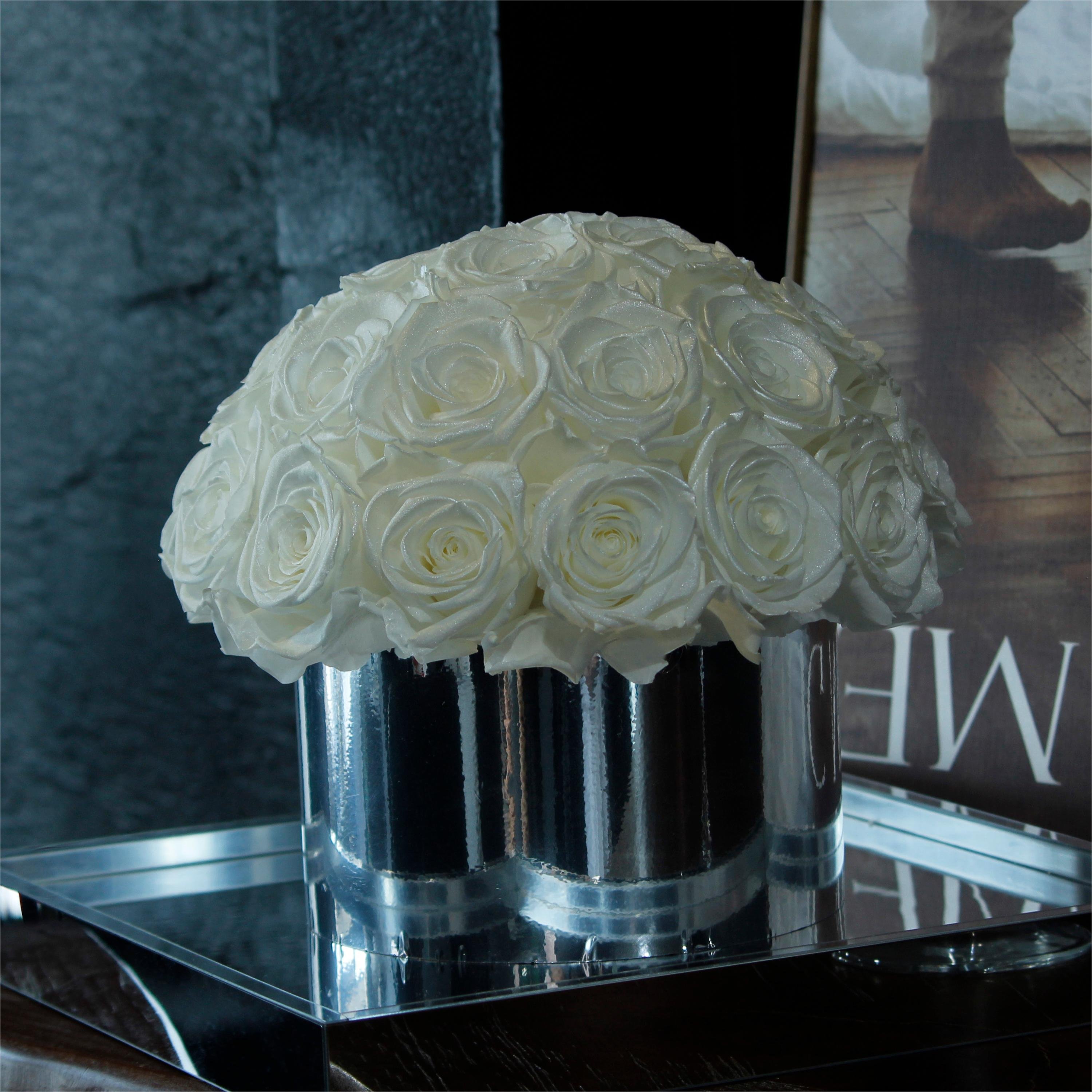 Lovebay Valentine Day Eternity Flowers Mushroom Head Roses Eternal Rose wholesale Forever Natural Real Preserved Flowers Acrylic