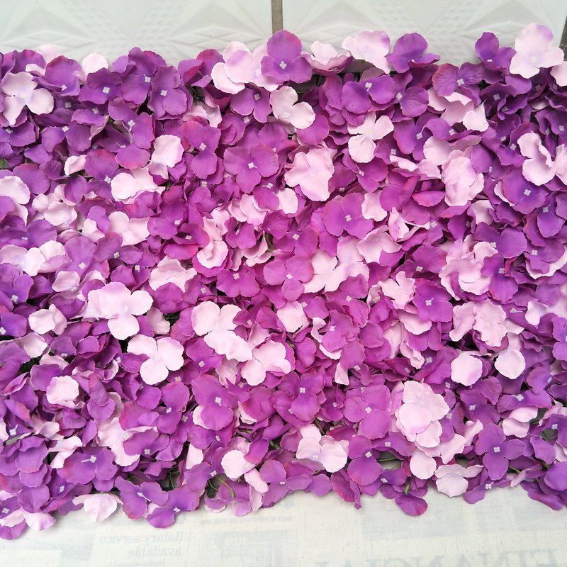 Hot Sale Wedding Backdrop 40x60cm Silk Wall Panels Artificial Hydrangea Flower Wall