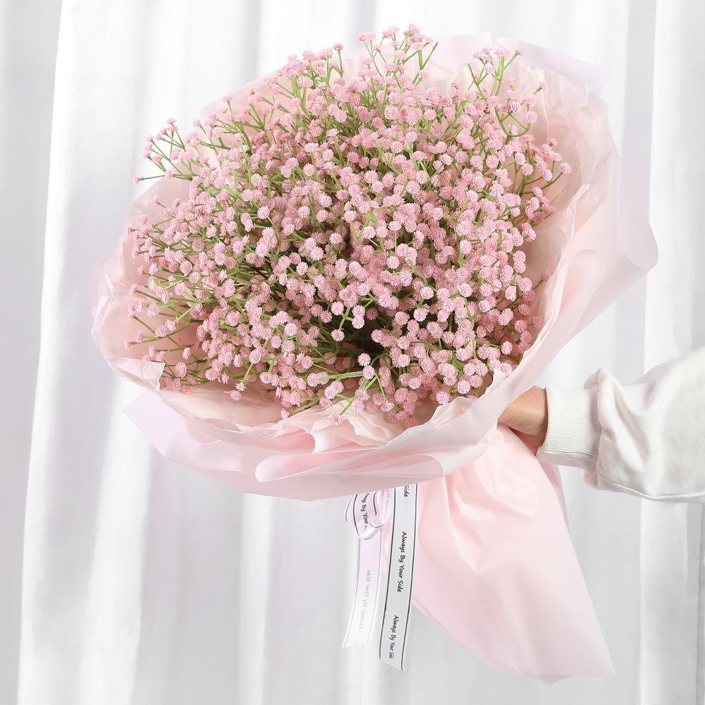 D-BB001 Wholesale Baby Breath Flowers Artificial Plastic Baby's Breath Flowers Gypsophila For Wedding Home Party Decoration