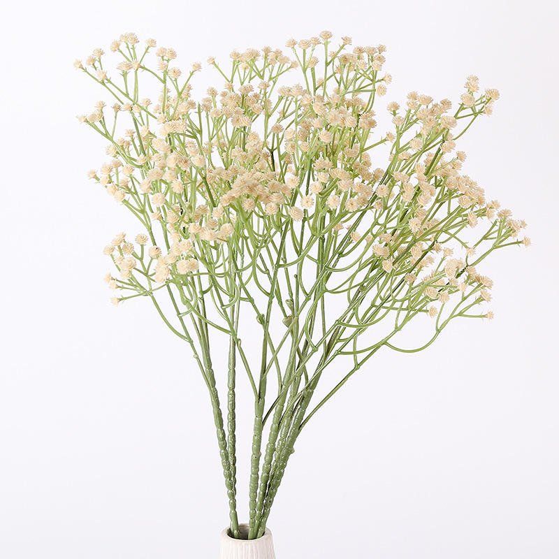 D-BB001 Wholesale Baby Breath Flowers Artificial Plastic Baby's Breath Flowers Gypsophila For Wedding Home Party Decoration