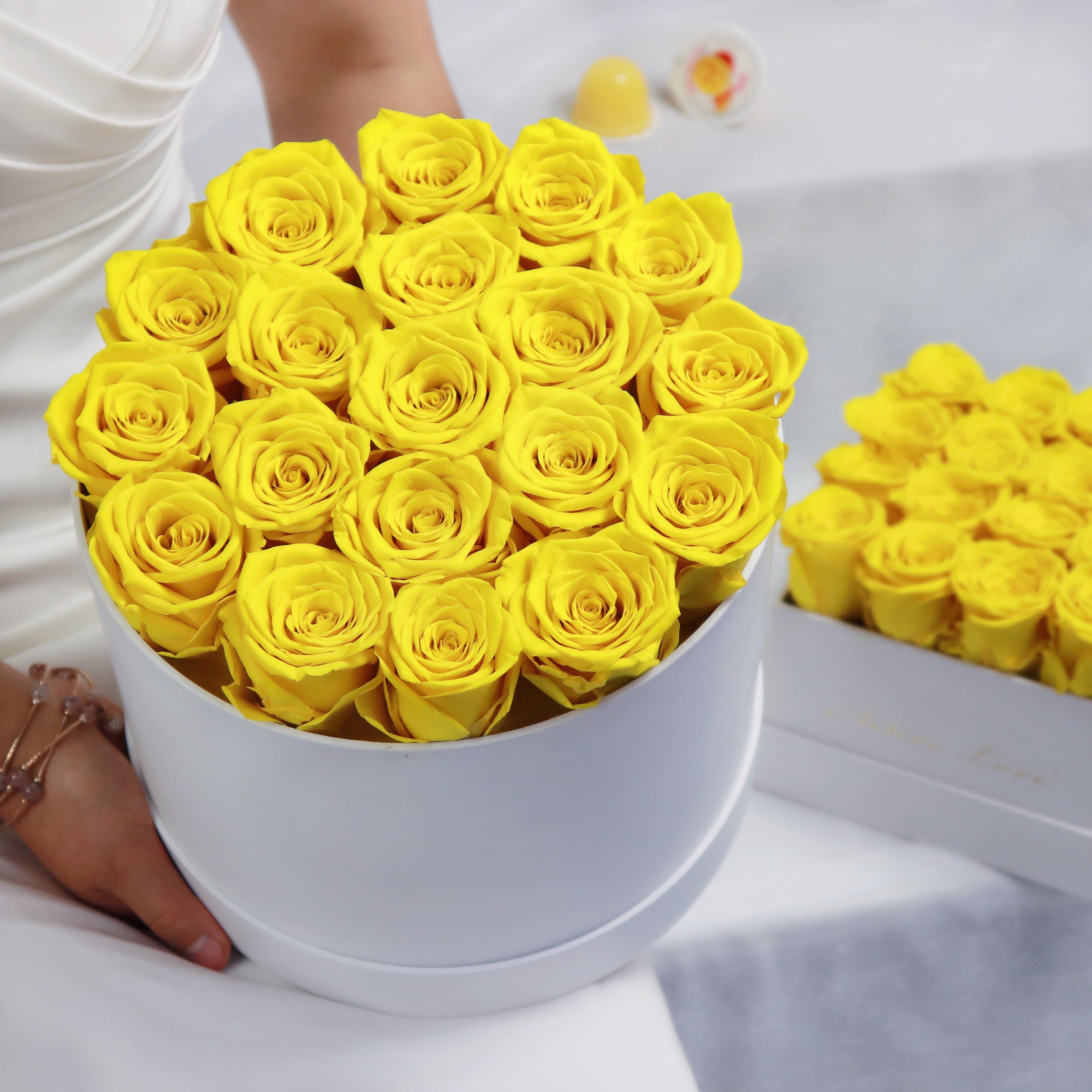 wholesale everlasting rosas preservadas eternal immortal peony flower red forever infinity forever preserved roses in box gift