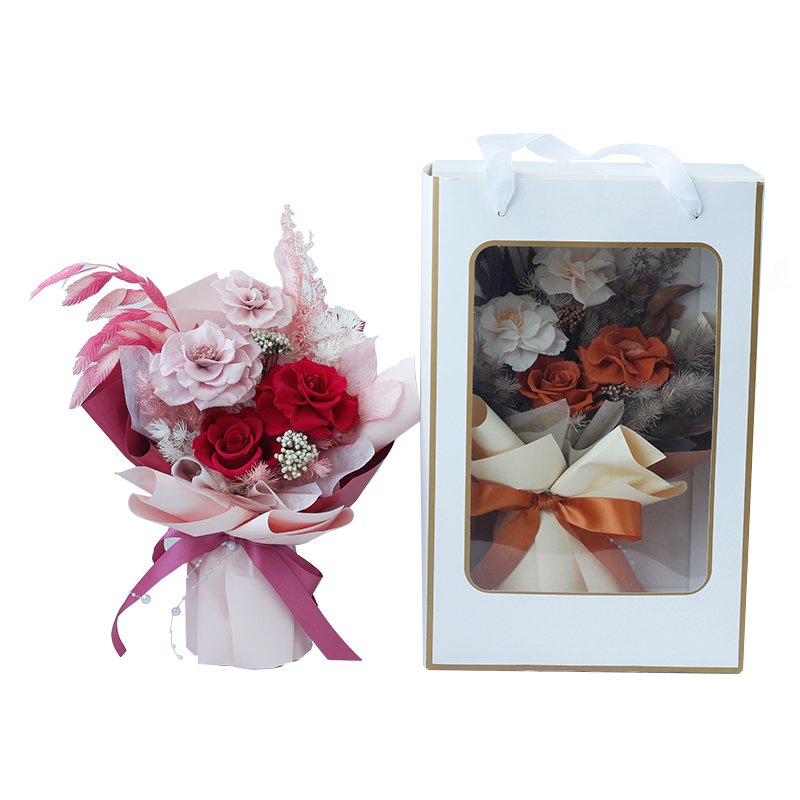 Bridal bouquet Preserved Flowers Rose Bouquets for Birthday Christmas Valentine's Day Mother's Day
